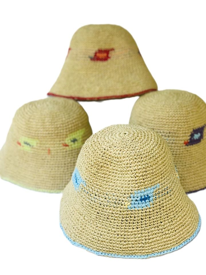 SUN LOVE RAFFİA BUCKET HATS