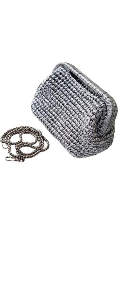 Silver Metallic Star Bag – Elegant And Functional